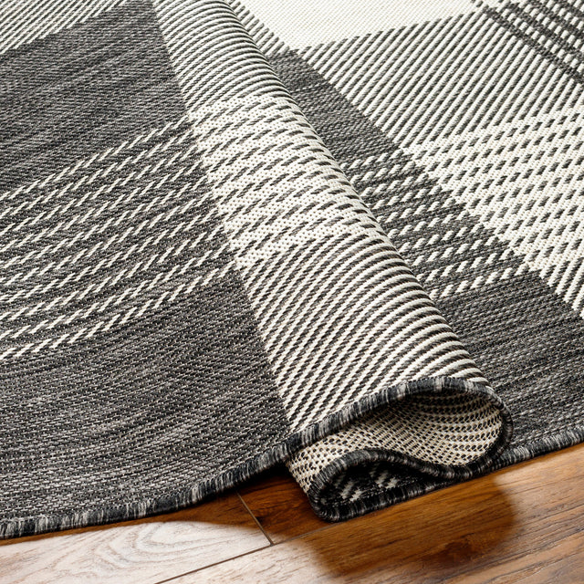Surya Ravello Rvl-2371 Light Gray, Black, Ivory, Light Beige Rug.