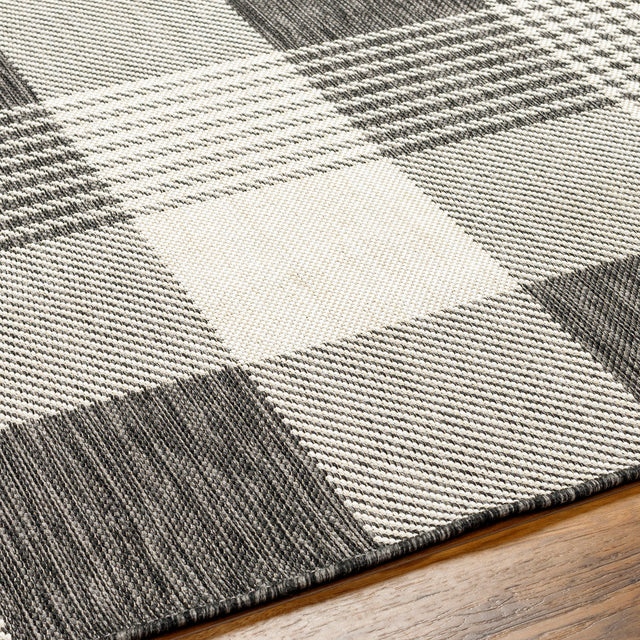 Surya Ravello Rvl-2371 Light Gray, Black, Ivory, Light Beige Rug.