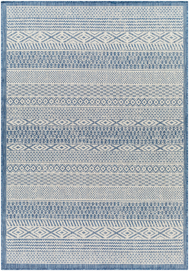 Surya Ravello Rvl-2372 Denim, Dark Blue, Ivory, Light Beige Rug.