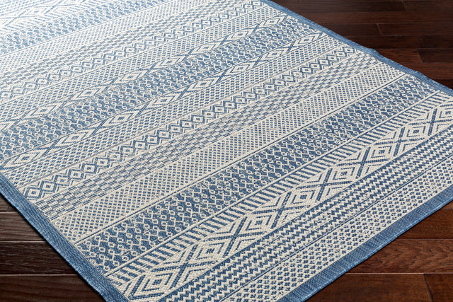 Surya Ravello Rvl-2372 Denim, Dark Blue, Ivory, Light Beige Rug.