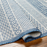 Surya Ravello Rvl-2372 Denim, Dark Blue, Ivory, Light Beige Rug.