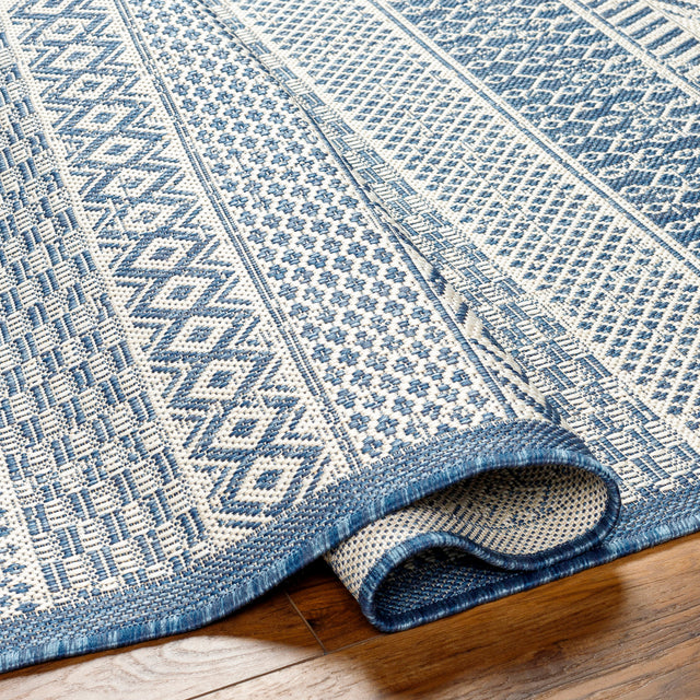 Surya Ravello Rvl-2372 Denim, Dark Blue, Ivory, Light Beige Rug.