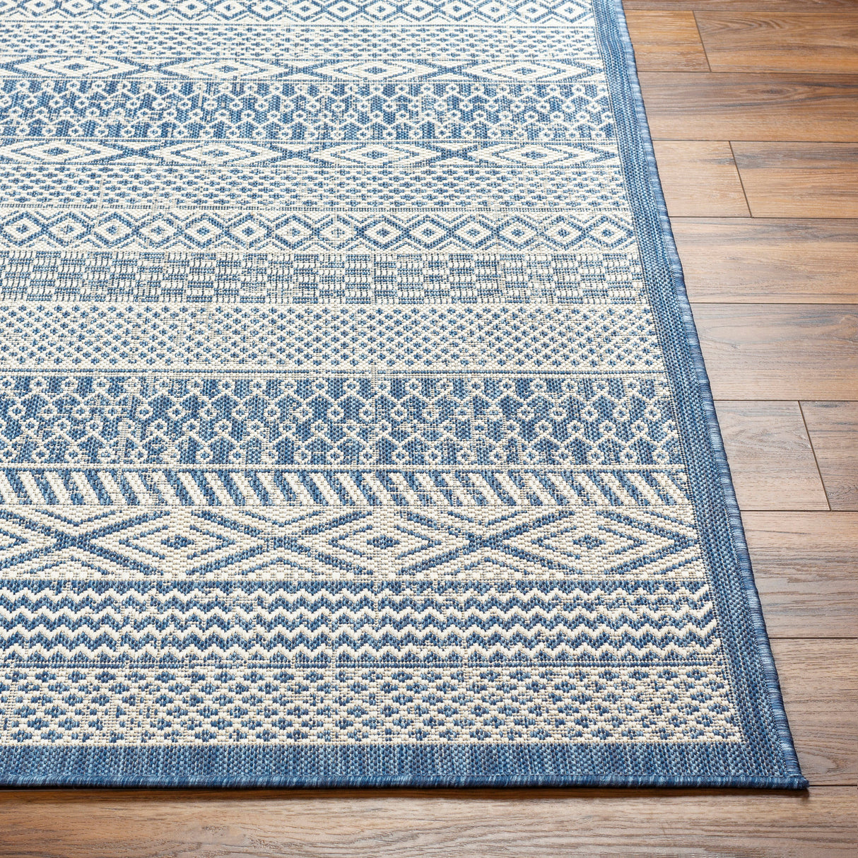 Surya Ravello Rvl-2372 Denim, Dark Blue, Ivory, Light Beige Rug.