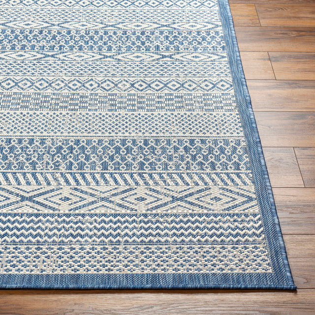 Surya Ravello Rvl-2372 Denim, Dark Blue, Ivory, Light Beige Rug.