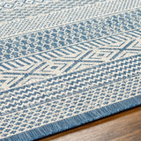 Surya Ravello Rvl-2372 Denim, Dark Blue, Ivory, Light Beige Rug.