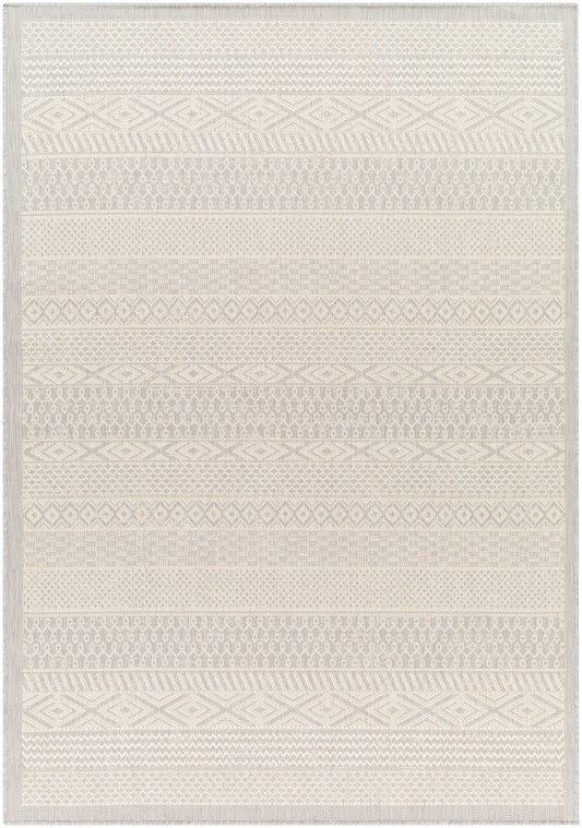 Surya Ravello Rvl-2373 Light Gray, Charcoal, Ivory, Light Beige Area Rug