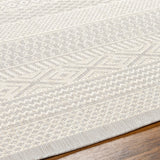 Surya Ravello Rvl-2373 Light Gray, Charcoal, Ivory, Light Beige Rug.