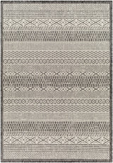 Surya Ravello Rvl-2374 Light Gray, Black, Ivory, Light Beige Rug.
