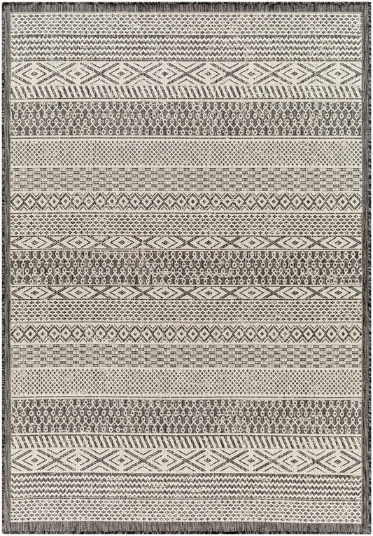 Surya Ravello Rvl-2374 Light Gray, Black, Ivory, Light Beige Area Rug