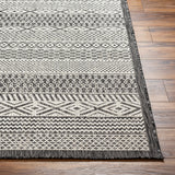 Surya Ravello Rvl-2374 Light Gray, Black, Ivory, Light Beige Rug.