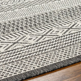 Surya Ravello Rvl-2374 Light Gray, Black, Ivory, Light Beige Rug.