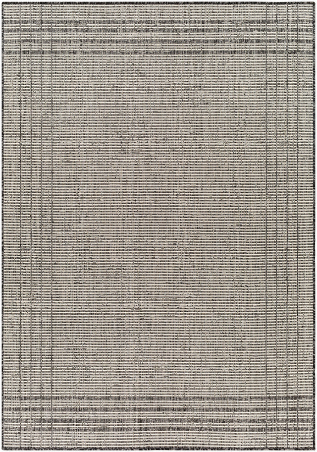 Surya Ravello Rvl-2377 Light Gray, Black, Ivory, Light Beige Rug.