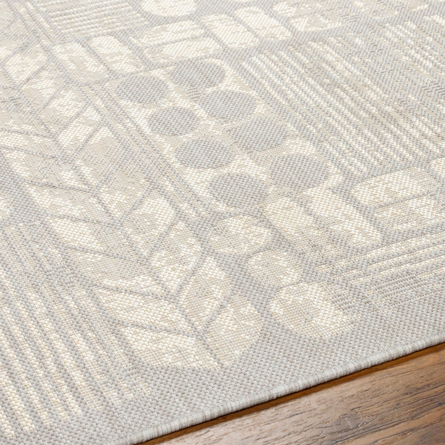 Surya Ravello Rvl-2378 Ivory, Light Beige, Light Gray, Charcoal Rug.