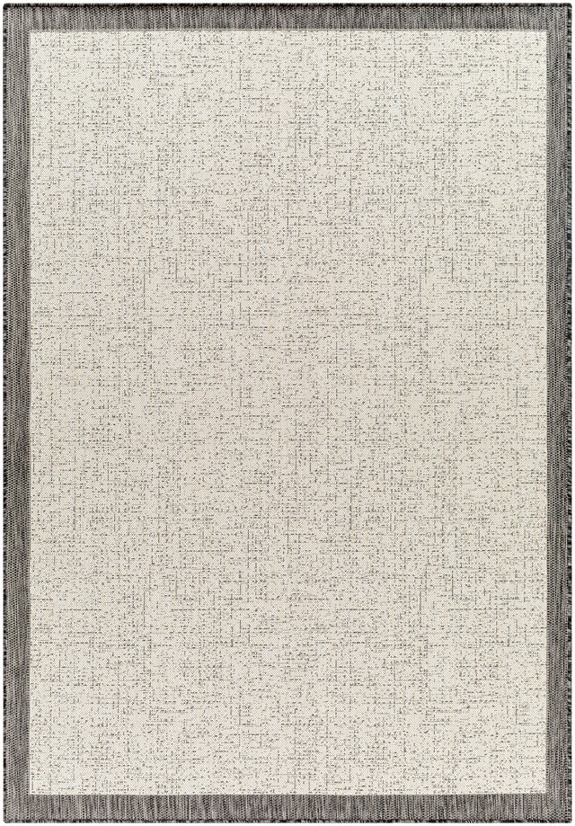 Surya Ravello Rvl-2381 Light Gray, Black, Ivory, Light Beige Rug.