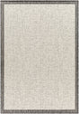 Surya Ravello Rvl-2381 Light Gray, Black, Ivory, Light Beige Rug.