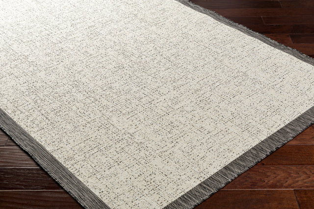 Surya Ravello Rvl-2381 Light Gray, Black, Ivory, Light Beige Rug.