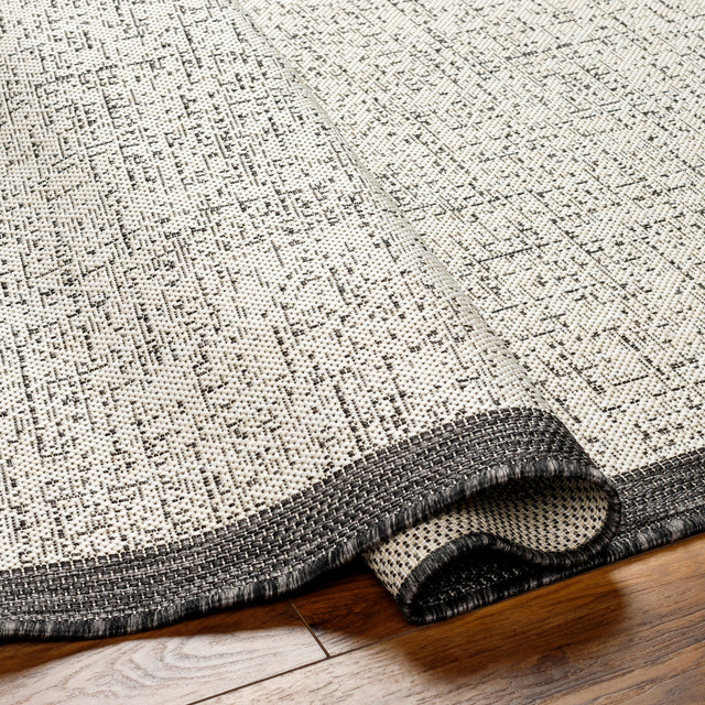 Surya Ravello Rvl-2381 Light Gray, Black, Ivory, Light Beige Rug.