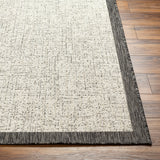 Surya Ravello Rvl-2381 Light Gray, Black, Ivory, Light Beige Rug.