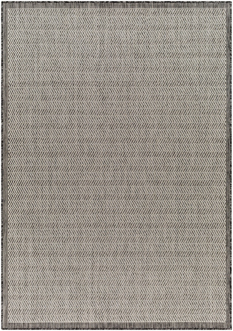 Surya Ravello Rvl-2384 Light Gray, Black, Ivory, Light Beige Rug.