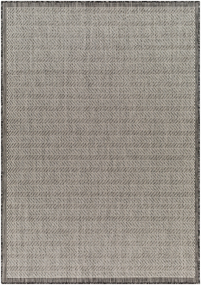 Surya Ravello Rvl-2384 Light Gray, Black, Ivory, Light Beige Rug.