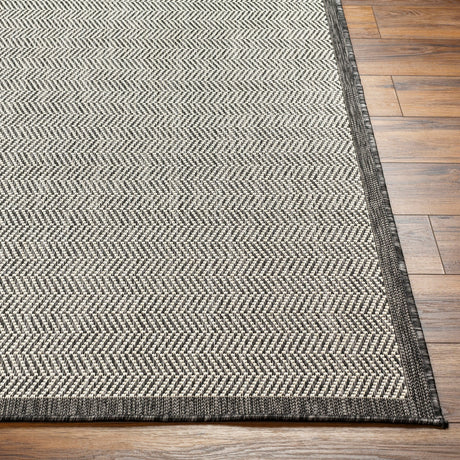 Surya Ravello Rvl-2384 Light Gray, Black, Ivory, Light Beige Rug.