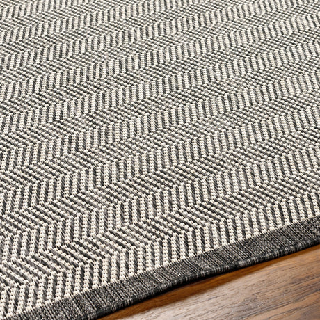 Surya Ravello Rvl-2384 Light Gray, Black, Ivory, Light Beige Rug.