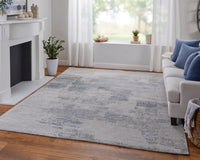 Feizy Zarah Zrh8917F Gray/Taupe/Blue Area Rug