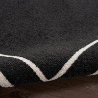 Nourison Nourison Essentials Nre02 Black Ivory Area Rug