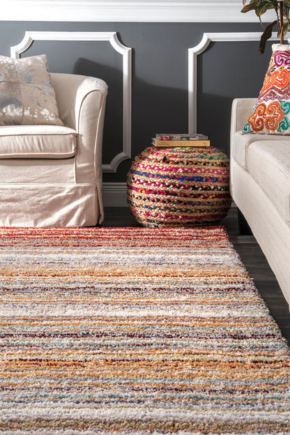 Nuloom Drey Hjzom1D Red Multi Area Rug