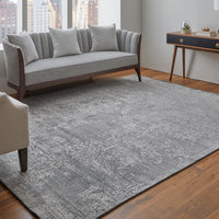 Feizy Eastfield Eas6989F Gray Area Rug