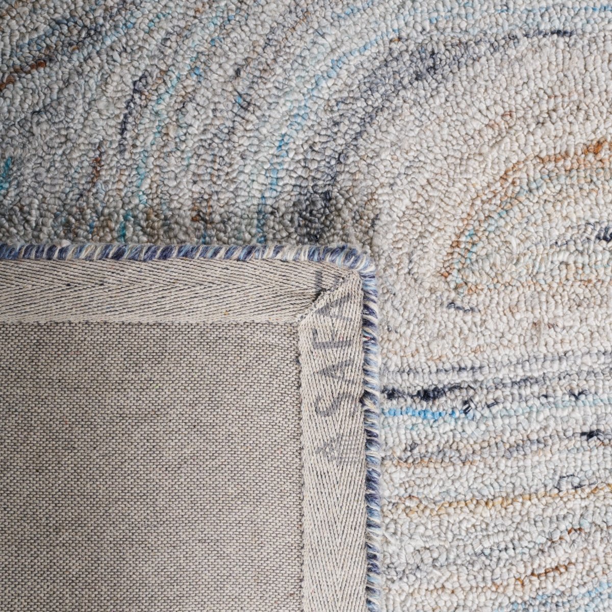 Safavieh Abstract Abt147M Beige/Blue Rug.