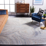 Safavieh Abstract Abt147M Beige/Blue Rug.