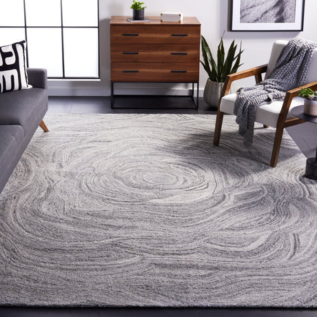 Safavieh Abstract Abt148H Dark Grey/Black Rug.