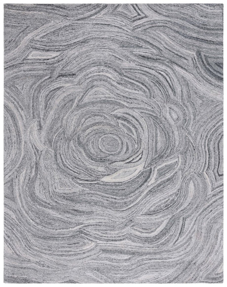 Safavieh Abstract Abt148H Dark Grey/Black Rug.