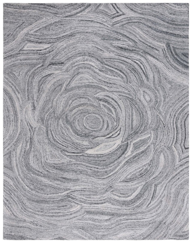 Safavieh Abstract Abt148H Dark Grey/Black Rug.