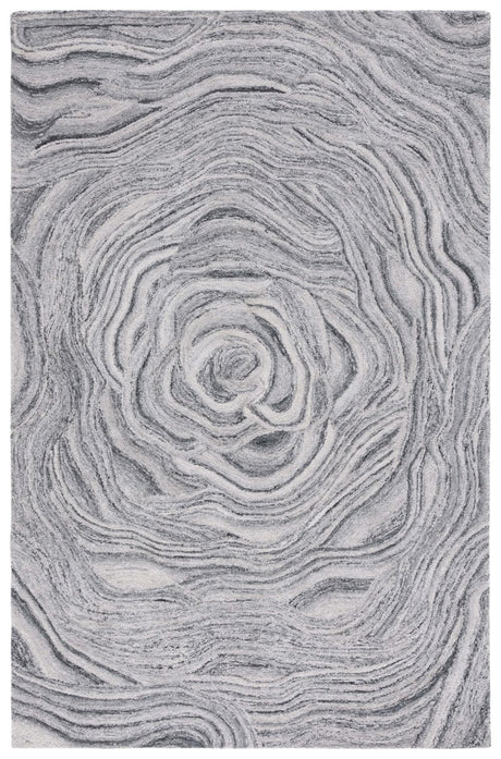 Safavieh Abstract Abt148H Dark Grey/Black Rug.