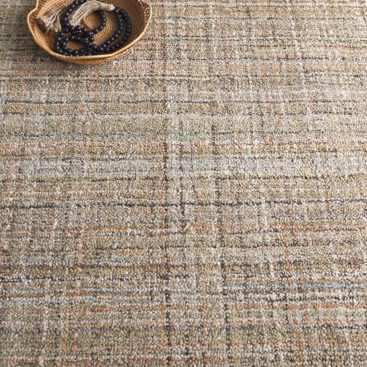 Safavieh Abstract Abt151W Brown/Green Rug.