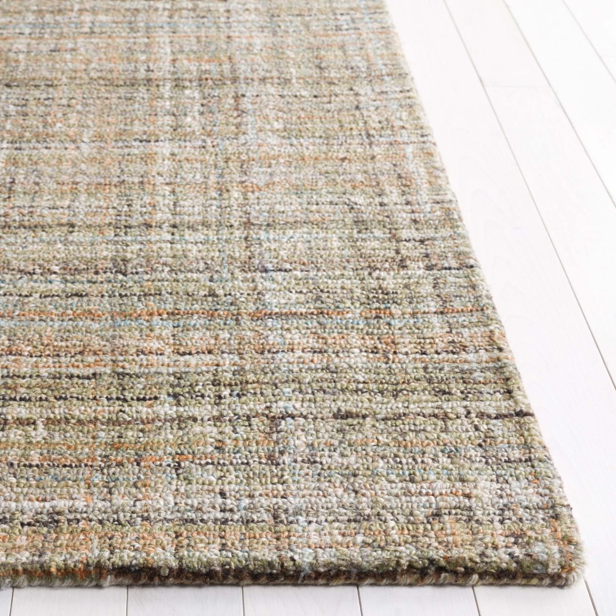 Safavieh Abstract Abt151W Brown/Green Rug.