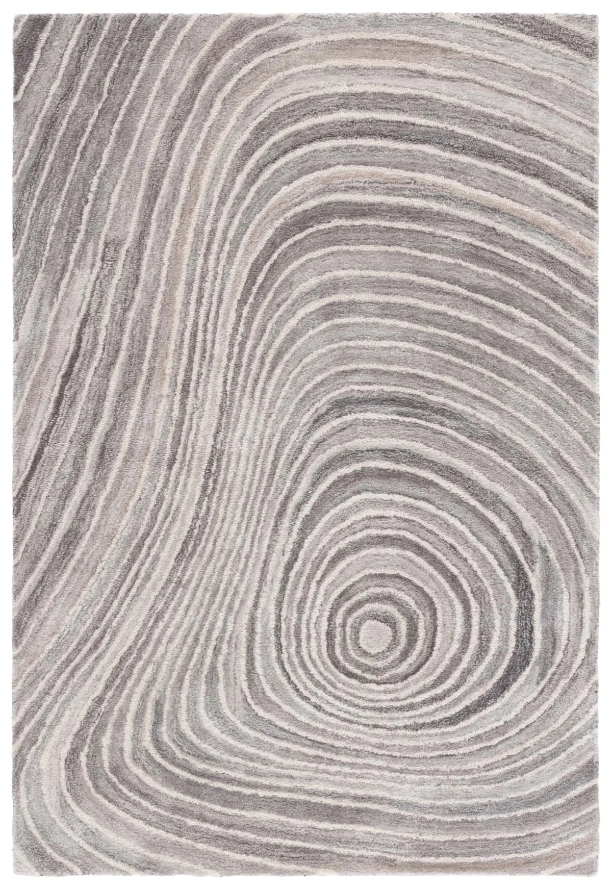 Safavieh Abstract 4'-0" x 6'-0" Rug in Grey / Ivory