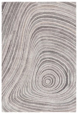 Safavieh Abstract 4'-0" x 6'-0" Rug in Grey / Ivory