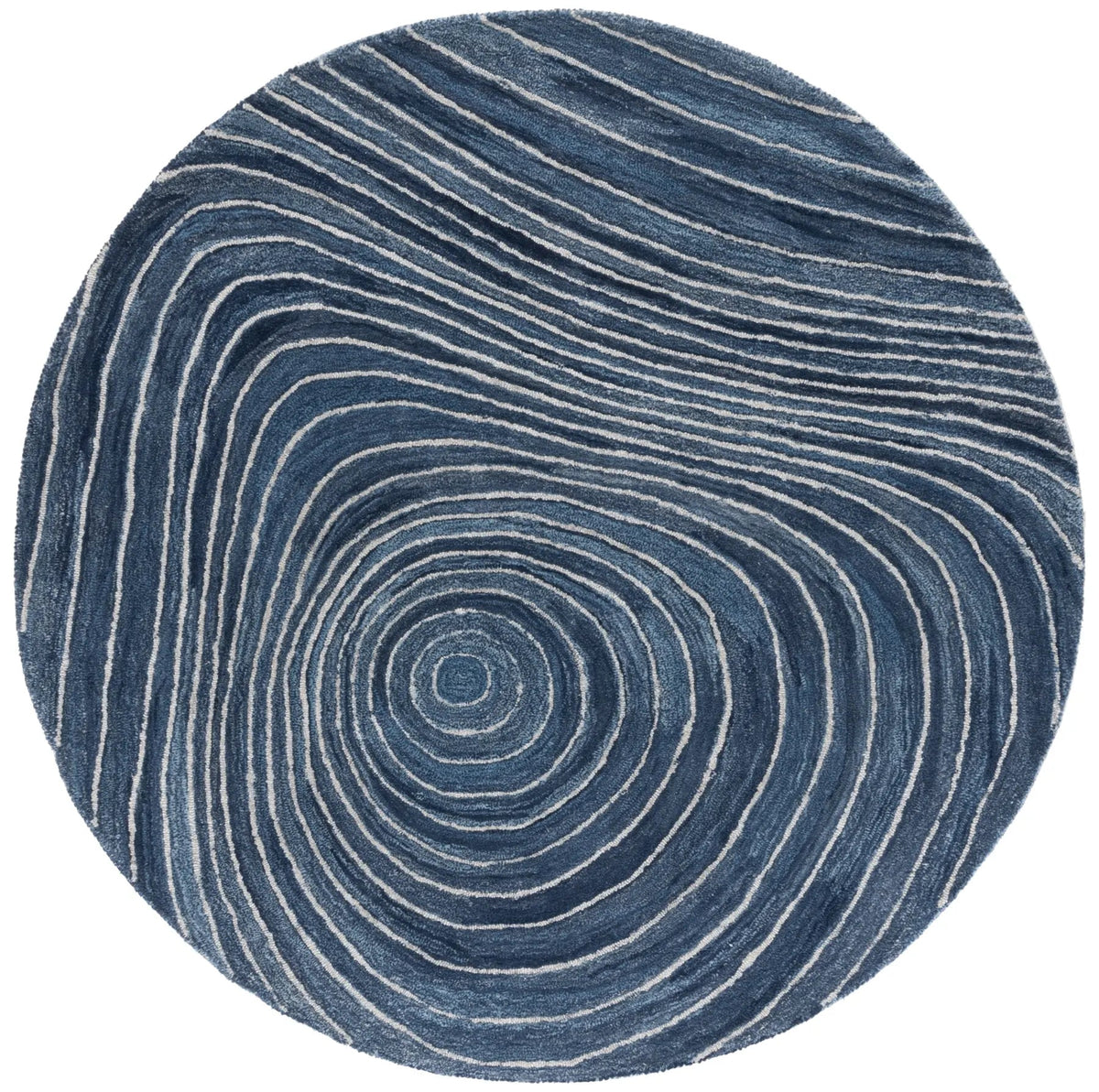 Safavieh Abstract 6'-0" x 6'-0" Rug in Blue / Ivory