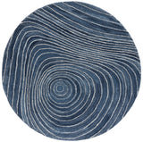 Safavieh Abstract 6'-0" x 6'-0" Rug in Blue / Ivory