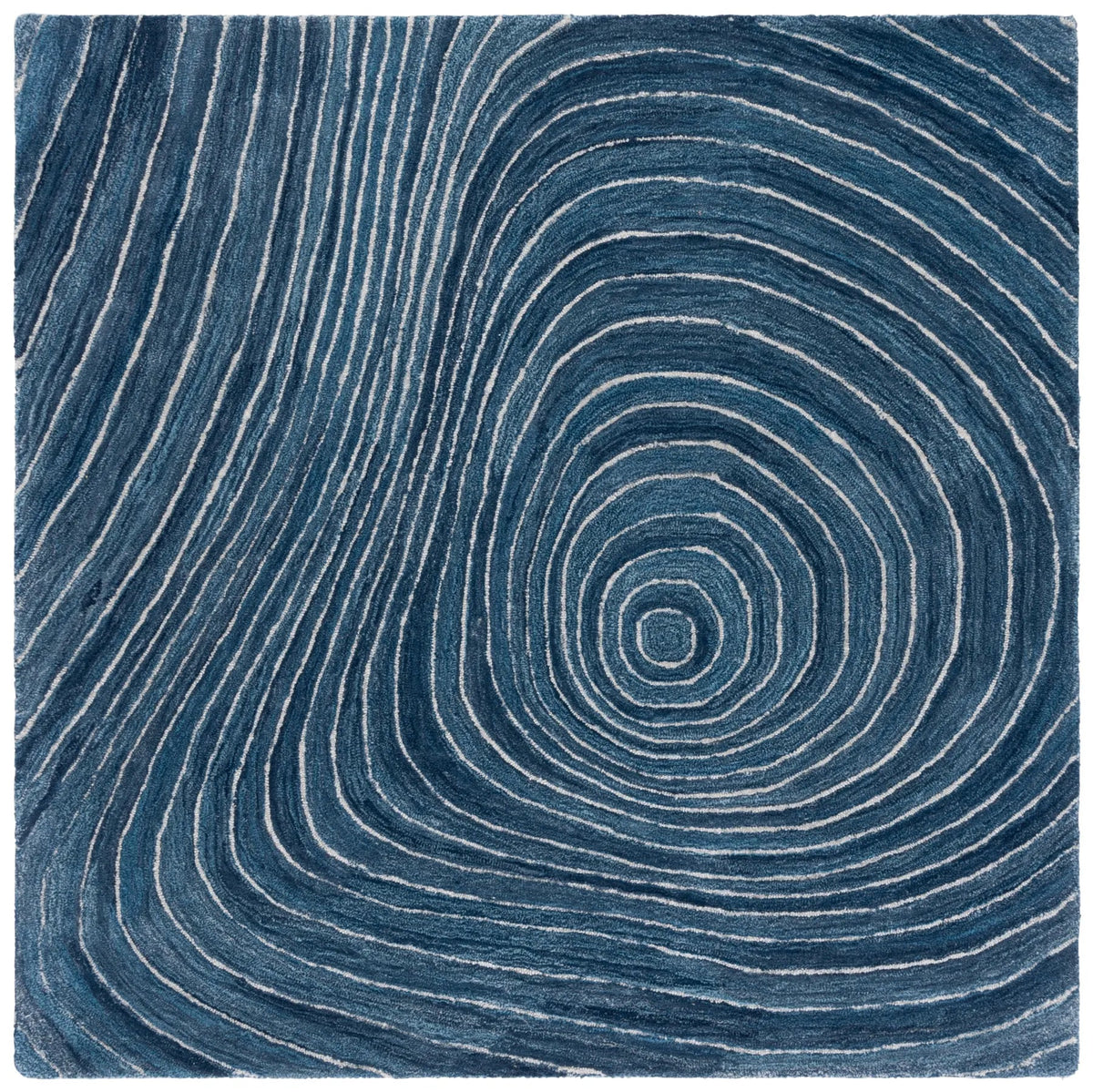 Safavieh Abstract 6'-0" x 6'-0" Rug in Blue / Ivory
