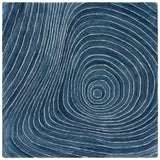 Safavieh Abstract 6'-0" x 6'-0" Rug in Blue / Ivory