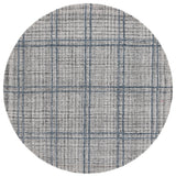 Safavieh Abstract 6'-0" x 6'-0" Rug in Dark Grey