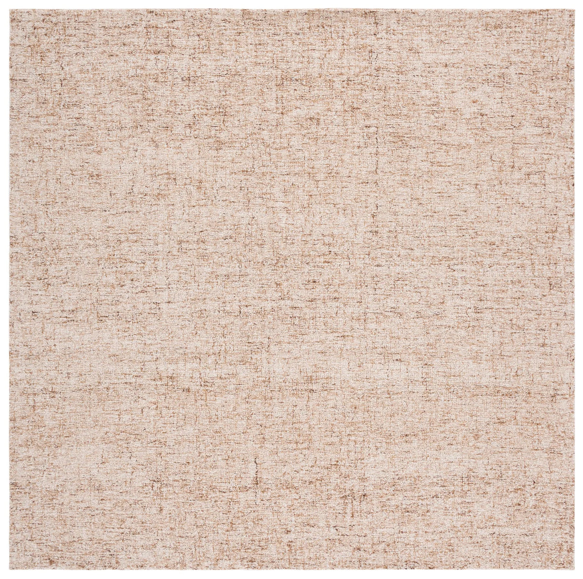 Safavieh Abstract 6'-0" x 6'-0" Rug in Light Brown / Ivory