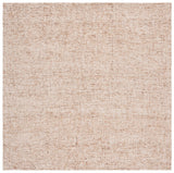 Safavieh Abstract 6'-0" x 6'-0" Rug in Light Brown / Ivory