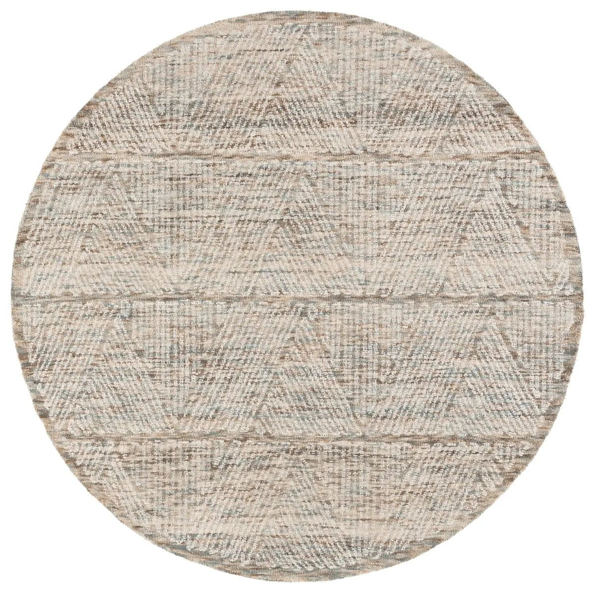 Safavieh Abstract 6'-0" x 6'-0" Rug in Grey / Ivory