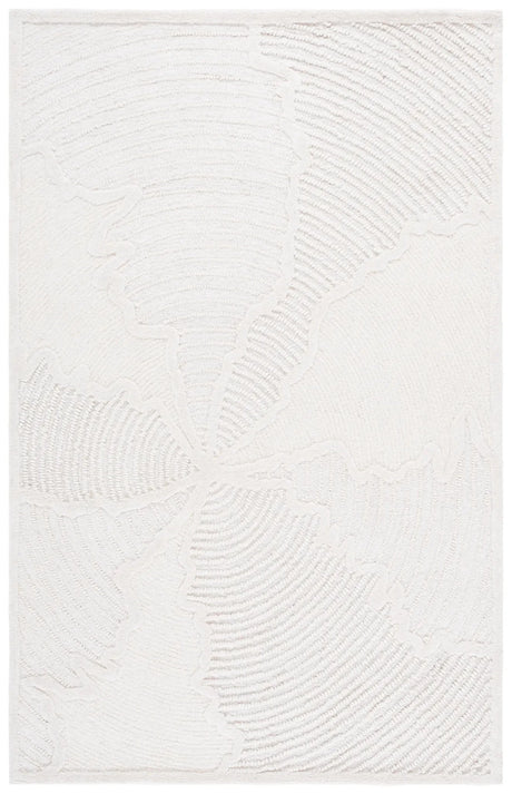 Safavieh Abstract 4'-0" x 6'-0" Rug in Ivory