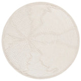 Safavieh Abstract 6'-0" x 6'-0" Rug in Ivory